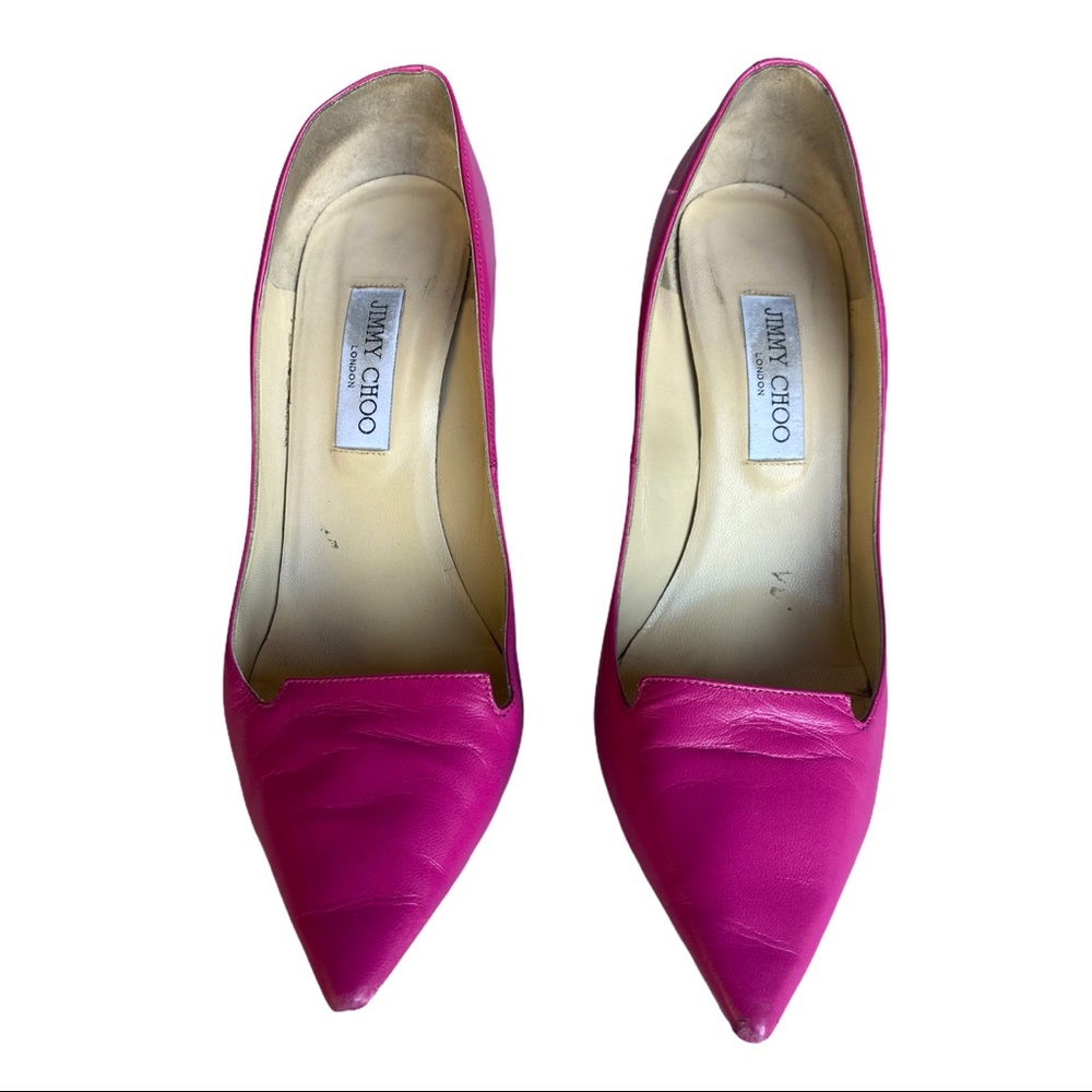 Jimmy Choo Hot Pink Stilletos